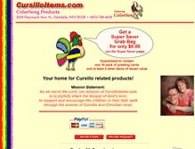 Tablet Screenshot of cursilloitems.com